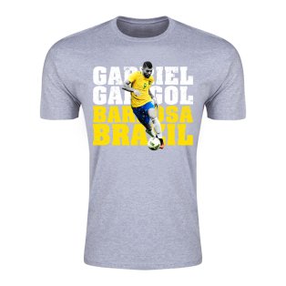 Gabriel Gabigol Barbosa Brazil T-Shirt (Grey)