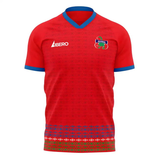 Gambia 2025-2026 Home Concept Football Kit (Libero)