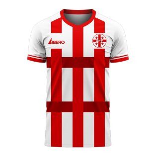 Georgia 2023-2024 Home Concept Football Kit (Libero) - Little Boys