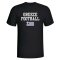 Greece Football T-Shirt - Black