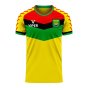 Guyana 2022-2023 Home Concept Football Kit (Viper) - Kids