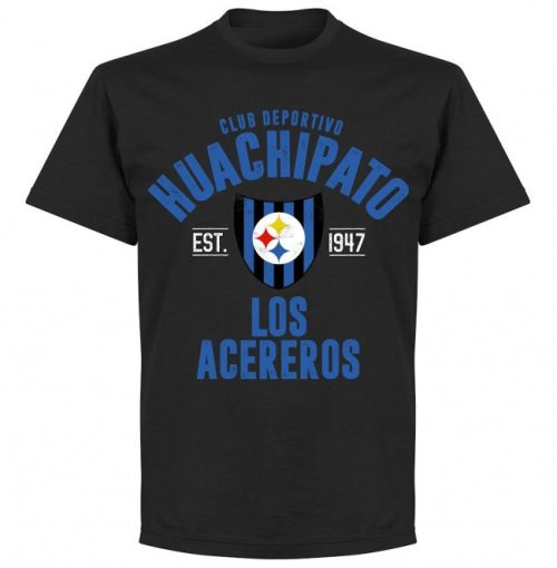 Huachipato Established T-Shirt - Black