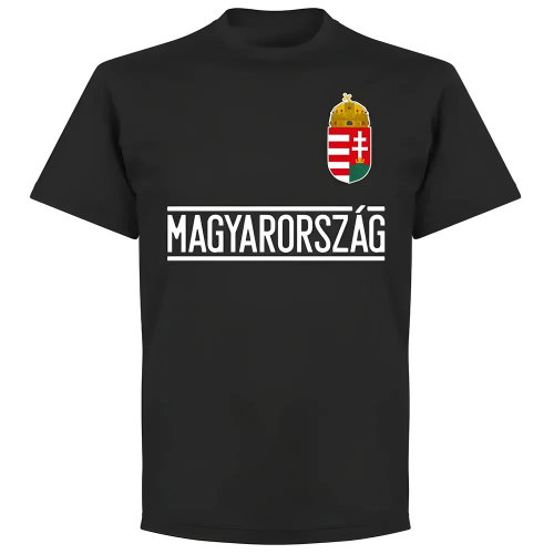Hungary Team T-Shirt - Black
