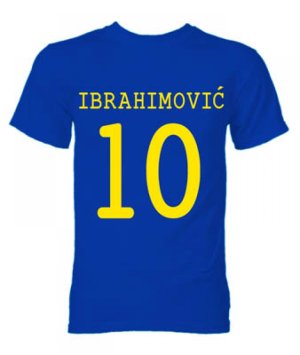 Zlatan Ibrahimovic Sweden Hero T-Shirt (Blue)