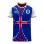 Iceland 2022-2023 Home Concept Football Kit (Libero) - Kids