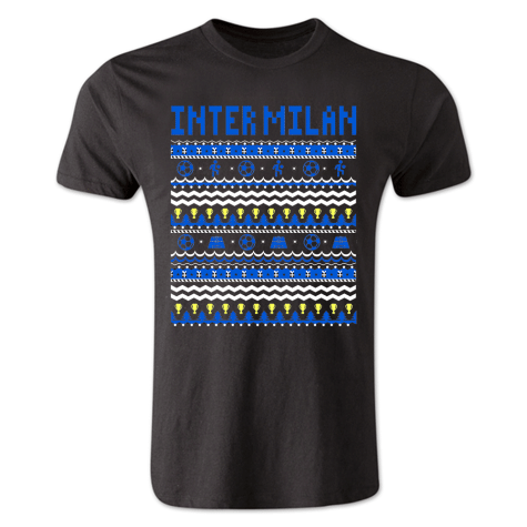 Inter Milan Christmas T-Shirt (Black)