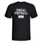 Isreal Football T-Shirt - Black