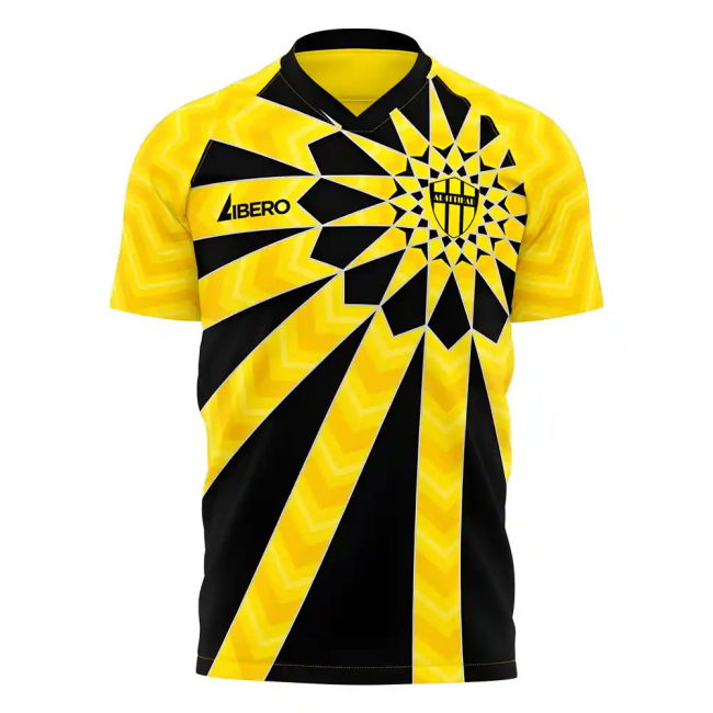Al-Ittihad 2025-2026 Home Concept Football Kit (Libero) - Kids (Long Sleeve)