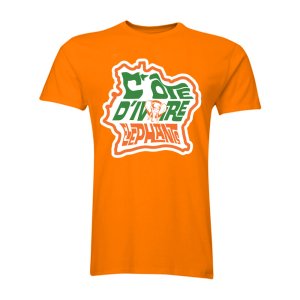 Ivory Coast The Elephants T-Shirt (Orange)