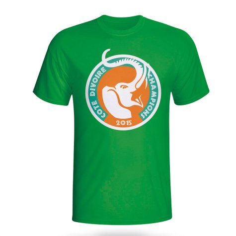 Ivory Coast 2015 African Nation Winners Tee (green)