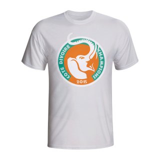Ivory Coast 2015 African Nation Winners Tee (White)