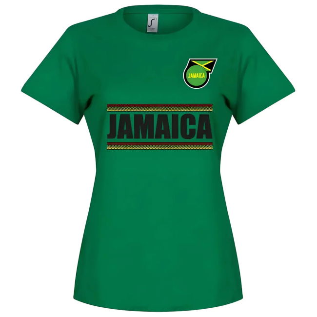 Jamaica Team Womens T-Shirt - Green