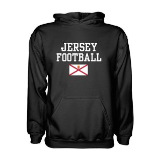 Jersey Football Hoodie - Black