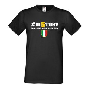 Juventus History Winners T-Shirt (Campioni 34) - Black