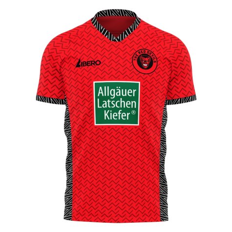 Kaiserslautern 2023-2024 Home Concept Football Kit (Libero)
