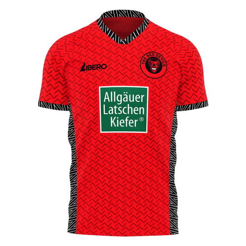 Kaiserslautern 2025-2026 Home Concept Football Kit (Libero)