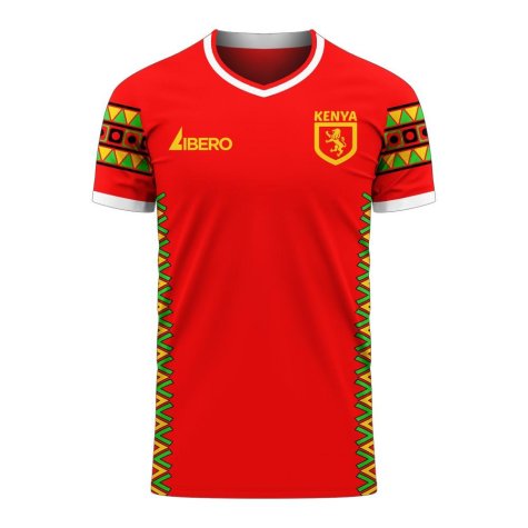 Kenya 2023-2024 Home Concept Football Kit (Libero) - Kids