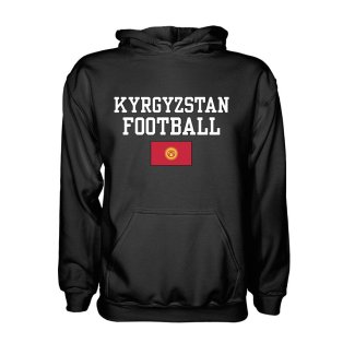 Kyrgyzstan Football Hoodie - Black