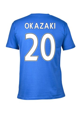 Leicester City 2016 Premier League Champions T-Shirt (Okazaki 20) Blue
