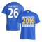 Leicester City 2016 Premier League Champions T-Shirt (Mahrez 26) Blue - Kids