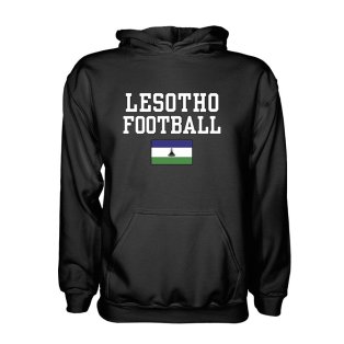 Lesotho Football Hoodie - Black