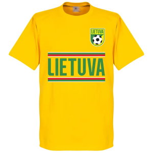 Lithuania Team T-shirt - Yellow