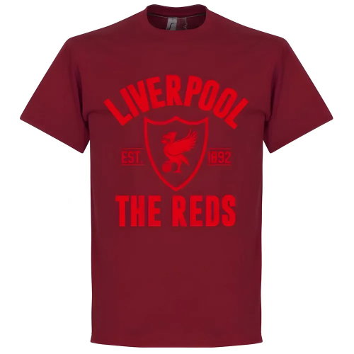 Liverpool Established T-Shirt - Chilli Red