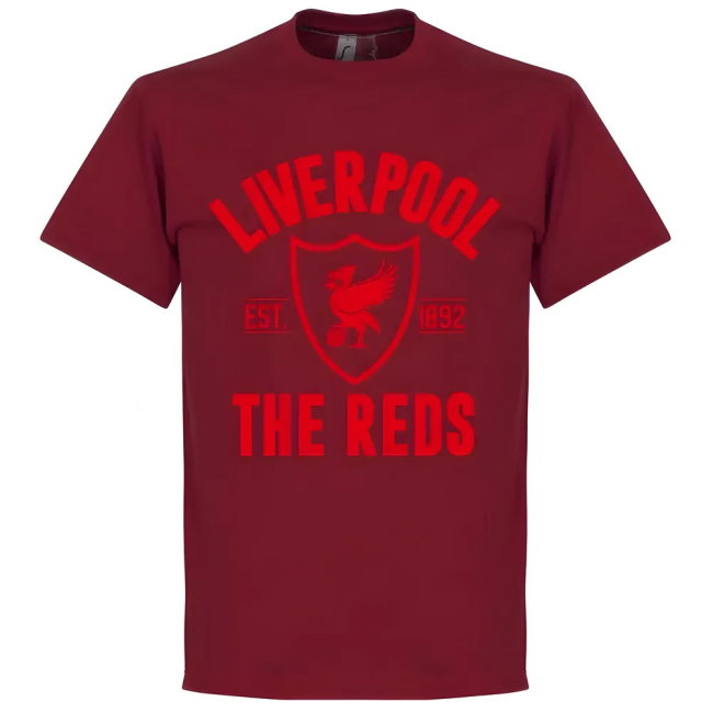 Liverpool Established T-Shirt - Chilli Red