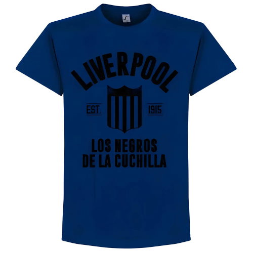 Liverpool Montevideo Established T-Shirt - Ultramarine