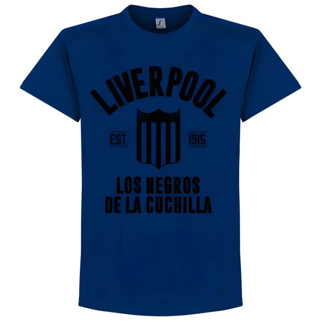 Liverpool Montevideo Established T-Shirt - Ultramarine