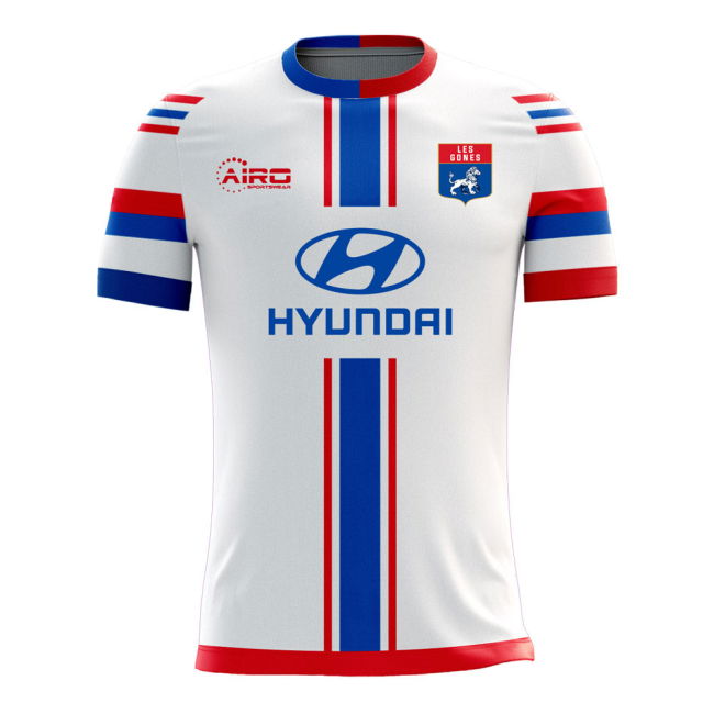 Lyon 2024-2025 Home Concept Football Kit (Airo)