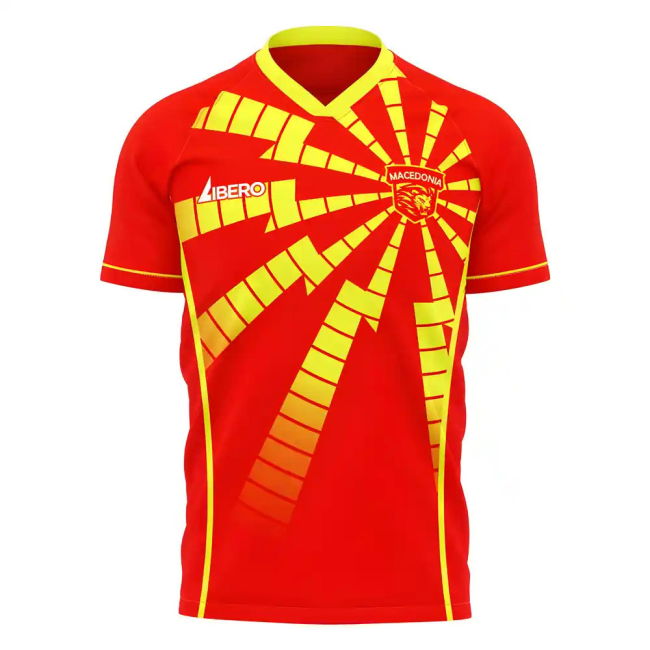 North Macedonia 2025-2026 Home Concept Shirt (Libero)