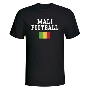 Mali Football T-Shirt - Black