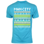 Man City Christmas T-Shirt (Sky Blue)