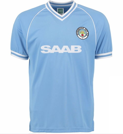 Score Draw Manchester City 1982 Home Shirt