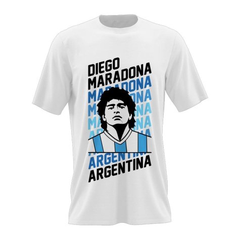 Diego Maradona Tribute Tee (White)