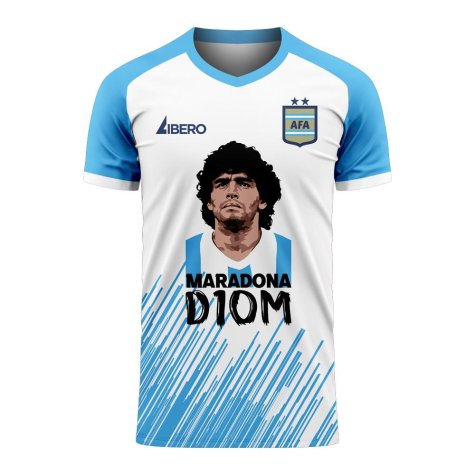 Diego Maradona D10M Concept Shirt (White)