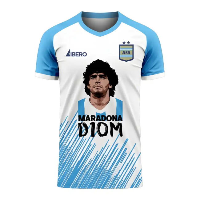 Diego Maradona D10M Concept Shirt (White)