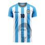 Diego Maradona Argentina Silhouette Concept Shirt
