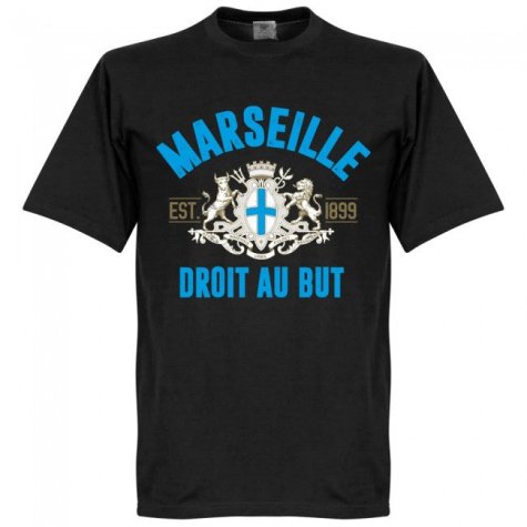 Marseille Established T-Shirt - Black