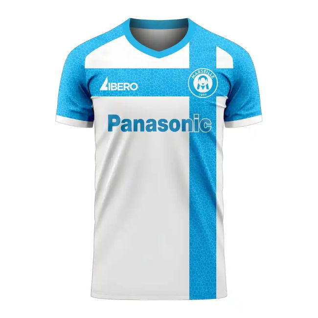 Marseille 2025-2026 Home Concept Football Kit (Libero)