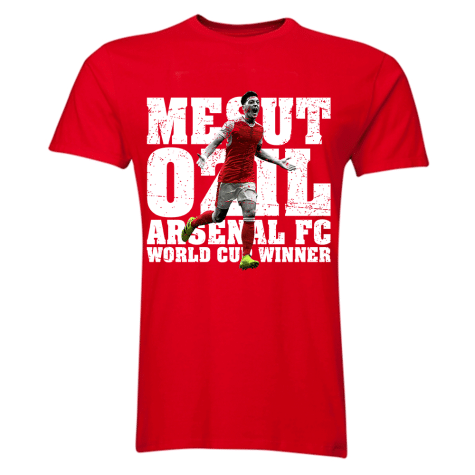 Mesut Ozil World Cup Winner T-Shirt (Red)