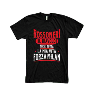 Forza AC Milan T-Shirt (Black)