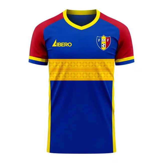 Moldova 2025-2026 Home Concept Football Kit (Libero) - Baby