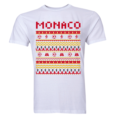 Monaco Christmas T-Shirt (White)