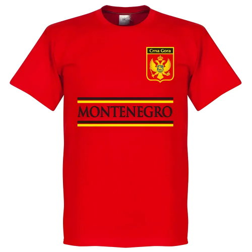 Montenegro Team T-Shirt - Red