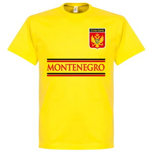 Montenegro Team T-Shirt - Yellow