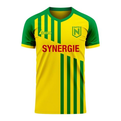 Nantes 2020-2021 Home Concept Football Kit (Libero)
