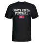North Korea Football T-Shirt - Black