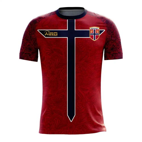 Norway 2024-2025 Home Concept Football Kit (Airo)  Norway 2024-2025 Home Concept Football Kit (Airo)